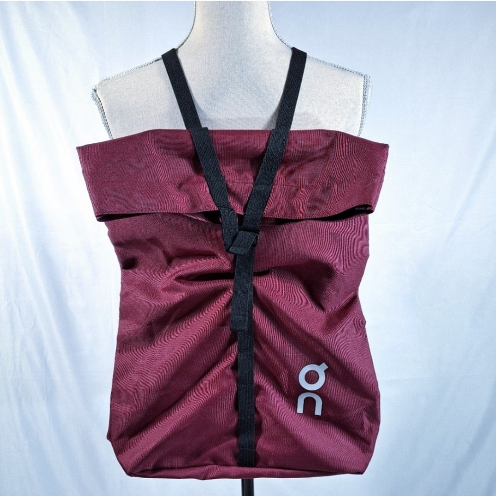 On Cloud Running Burgandy Ambassador Backpack